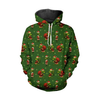 Funny Grinch Dachshund Christmas Hoodie, Xmas Pattern Dachshund Shirt, Wiener Dog Shirt For Pet Lover