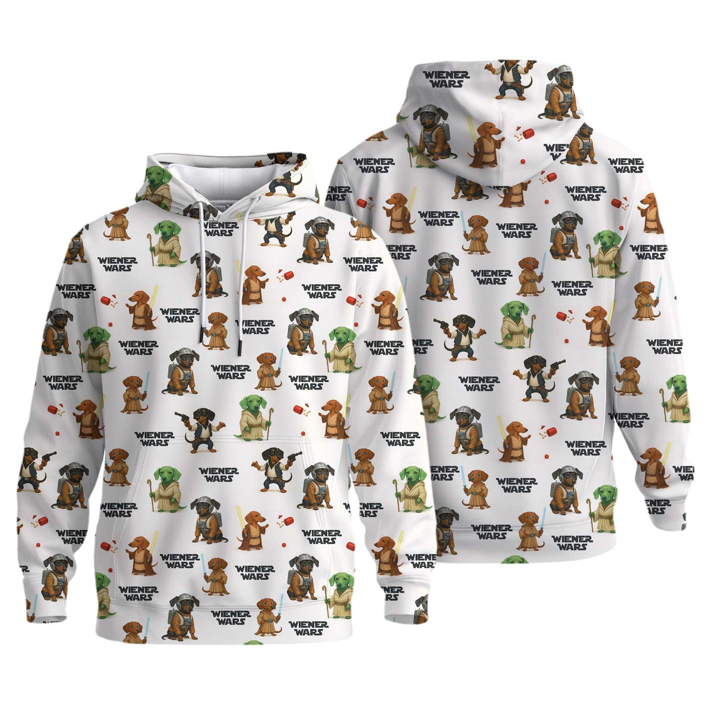 Galaxy Wars Funny Star Parody Dachshund Pattern Polo, Wiener Dog T Shirt, Dachshund T Shirt
