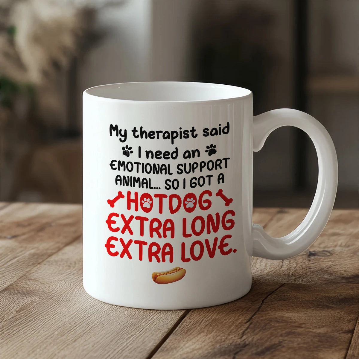 Hot Dog Extra Love Dachshund - Personalized Mug for Pet Lovers-WM-KL42-TT14-web3