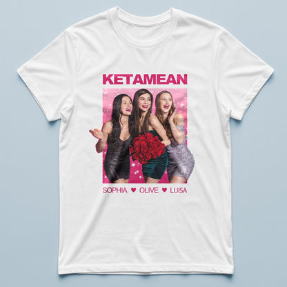 KETAMEAN Funny Retro Party - Personalized Photo T-shirt-web1