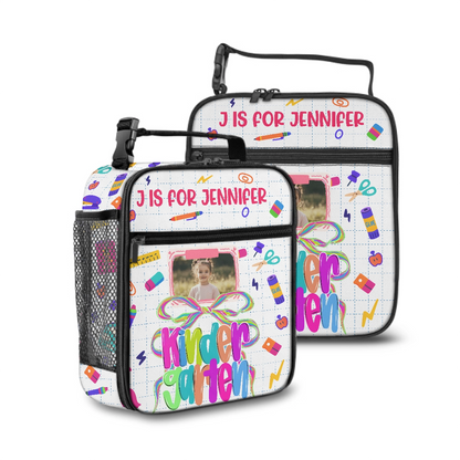 Kindergarten Back To School - Custom 1st Day Of School Gift - Personalized Lunch Bag