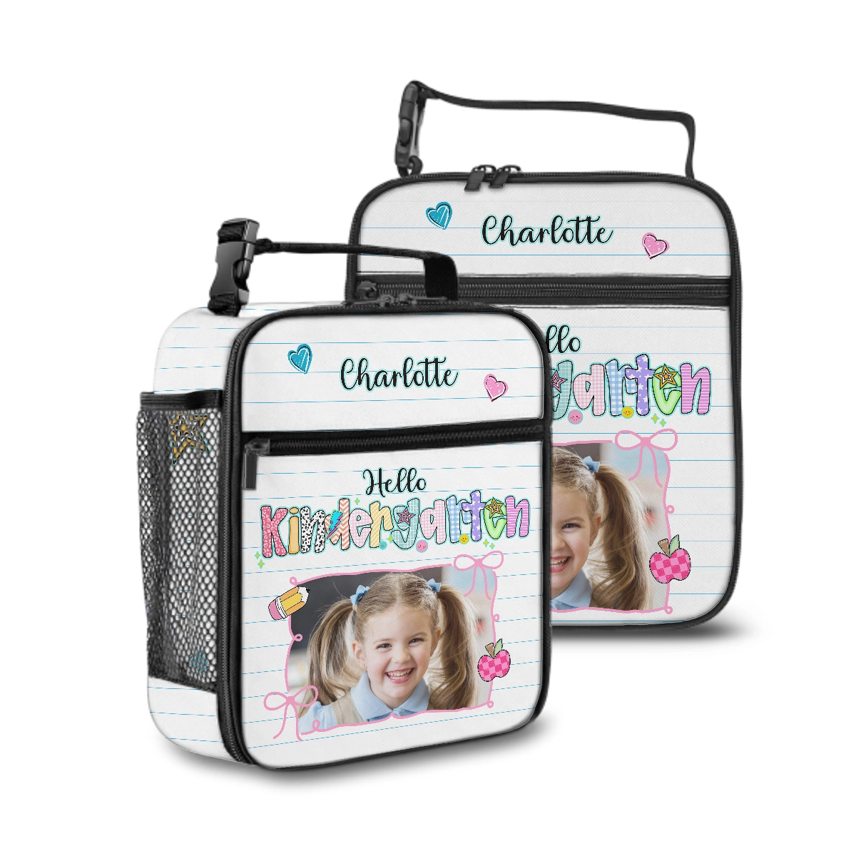 Hello Kindergarten/Pre-K - Custom Back To School Gift - Personalized Lunch Bag