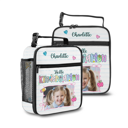 Hello Kindergarten/Pre-K - Custom Back To School Gift - Personalized Lunch Bag