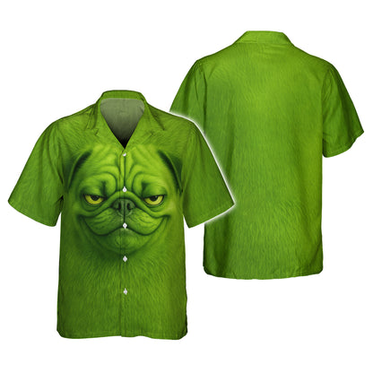 Pug Christmas Shirts, Pugrinch Hoodie For Dog Lovers, Xmas Grinch Pug Shirts, Gift For Christmas Day