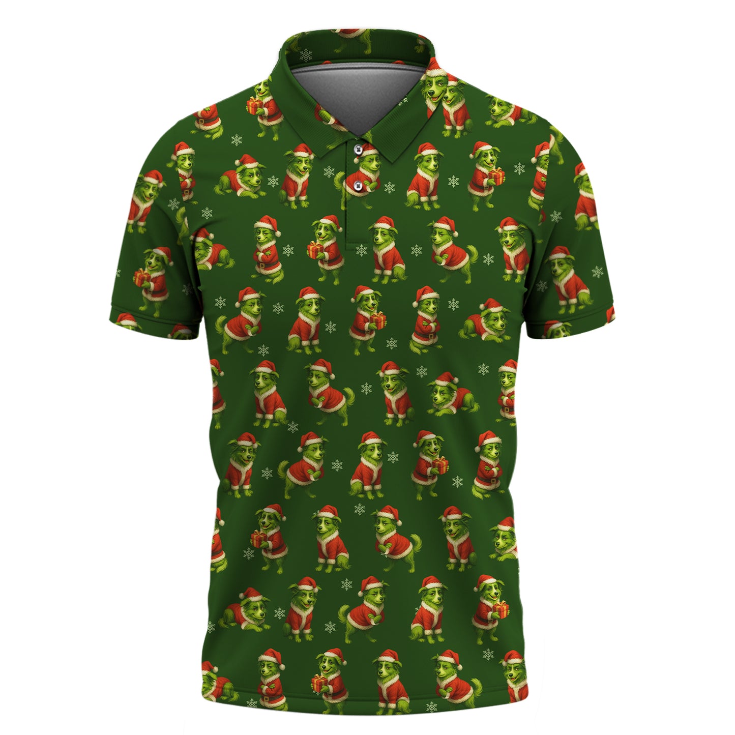 Funny Green Border Collie Christmas Hoodie, Cute Holiday Dog Sweatshirt, Xmas Gift for Border Collie Lovers