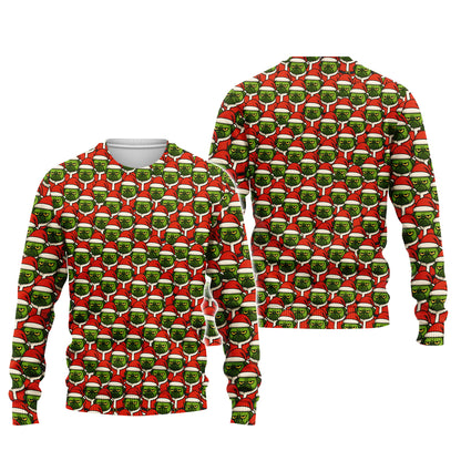 Green Pug Hoodie Christmas, Pug Christmas Sweatshirt, Holiday Dog Gifts For Dog Lovers