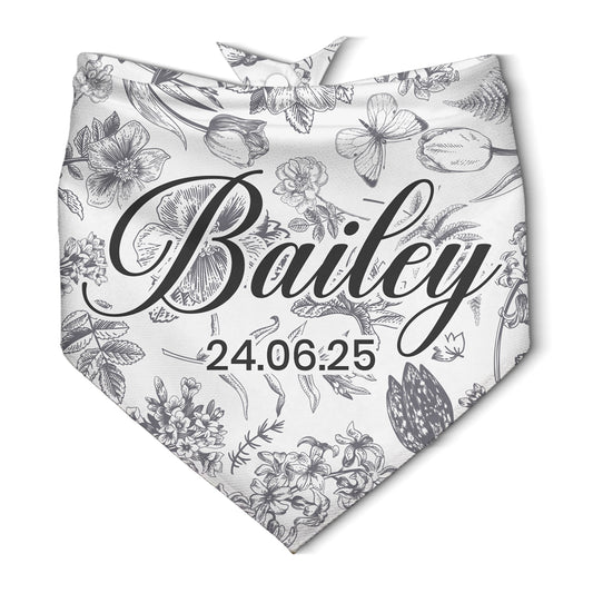 My Humans Are Getting Married - Wedding Engagement Gift For Dog Lover - Personalized Pet Bandana