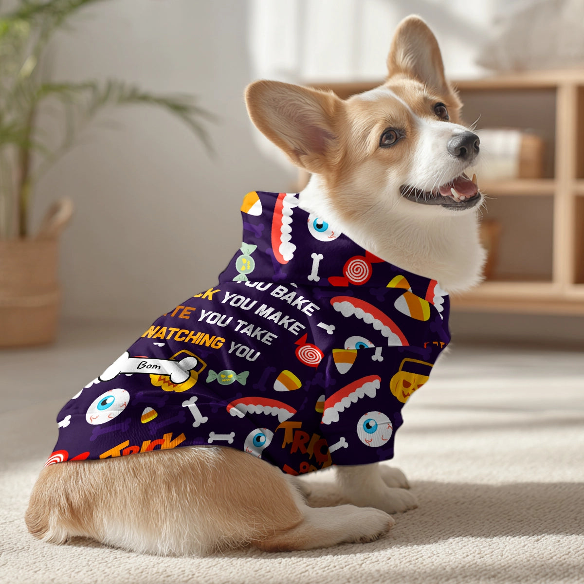 Funny Every Snack You Make - Dog Saying Humorous Halloween - Personalized Pet Hoodie