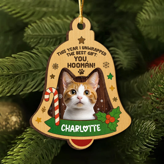 Personalized 2-Layer Wooden Cat Christmas Ornament With Photo And Name - Holiday Keepsake Gift WC-HN26-TT31web1
