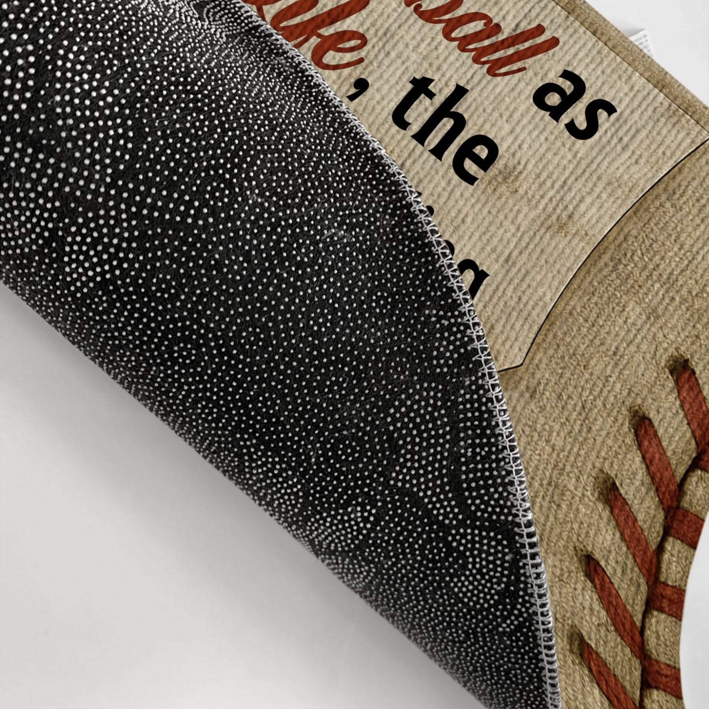 Personalized Baseball Doormat - Safe at Home Quote Custom Name Welcome Mat-DM-NM42-HN18080651-web3