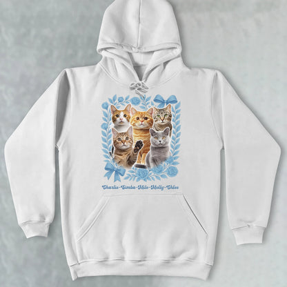 Personalized Cat Hoodie With Custom Pet Photos And Names - Cozy Sweatshirt Gift For Cat Lovers HD-HN21-TT25Web2