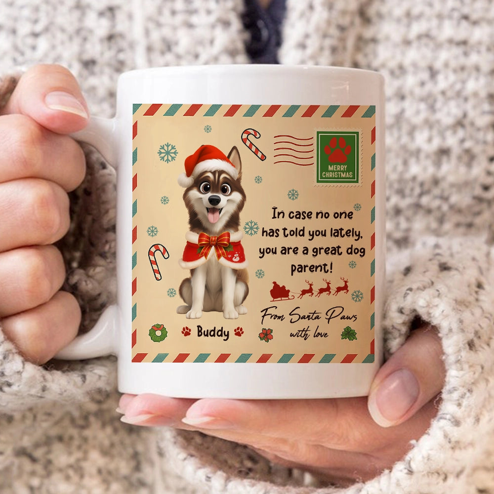 Personalized Dog Christmas Mug - Custom Pet Name & Breed Holiday Gift for Dog Lovers-WE-TT04-web2