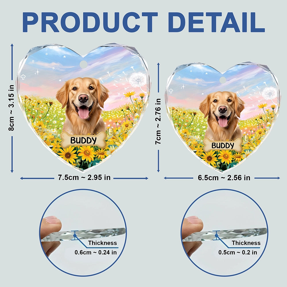 Personalized Dog Ornament - Custom Pet Photo & Name Heart Decoration-HO-HN20-TT24web4