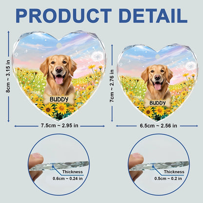Personalized Dog Ornament - Custom Pet Photo & Name Heart Decoration-HO-HN20-TT24web4