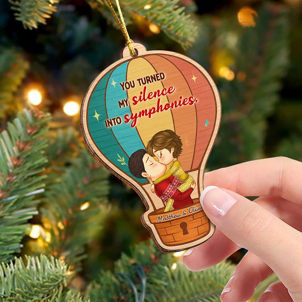 Personalized Double-Sided Wooden Ornament - Custom Christmas Gift for Couples & Families-UWOCPD-HN04-TT86web2