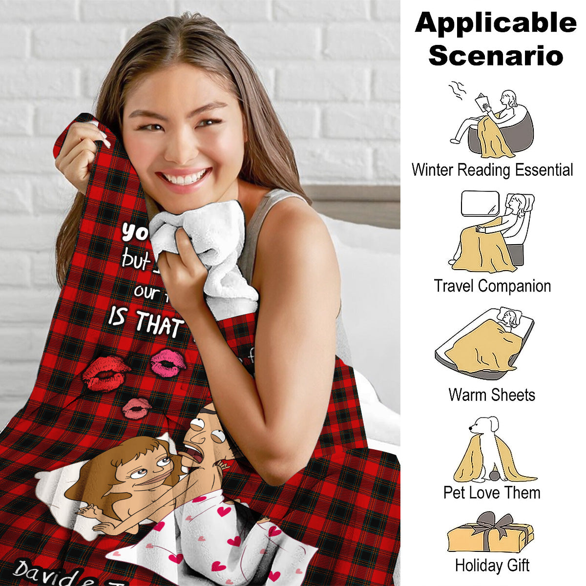 Personalized Funny Couple Blanket - Is That Too Much To Ask FB-HN14531509-mk3