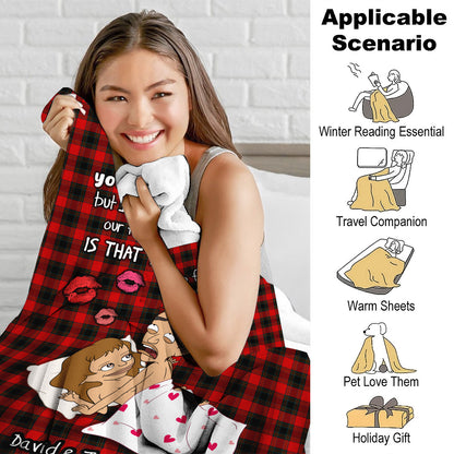 Personalized Funny Couple Blanket - Is That Too Much To Ask FB-HN14531509-mk3
