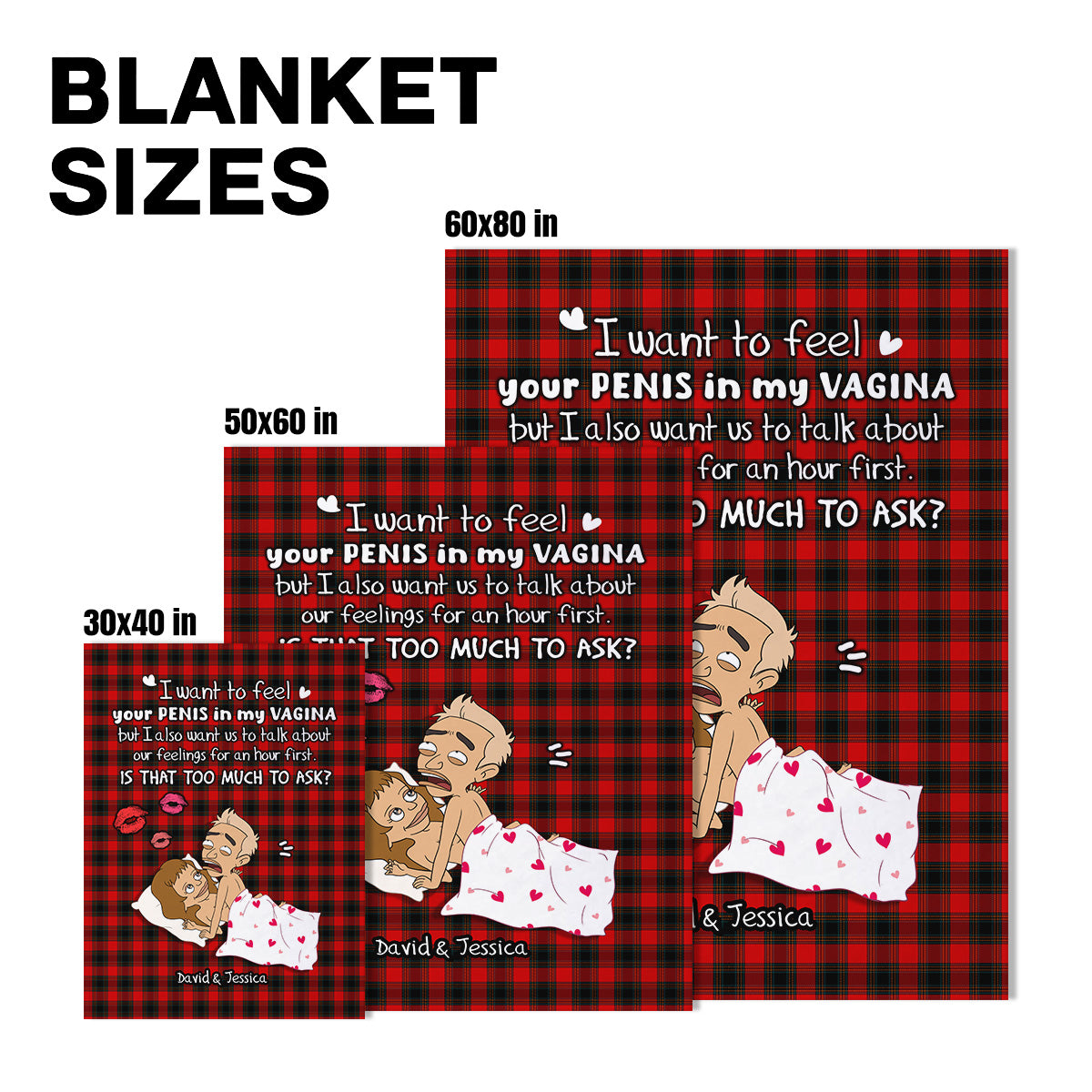 Personalized Funny Couple Blanket - Is That Too Much To Ask FB-HN14531509-mk5