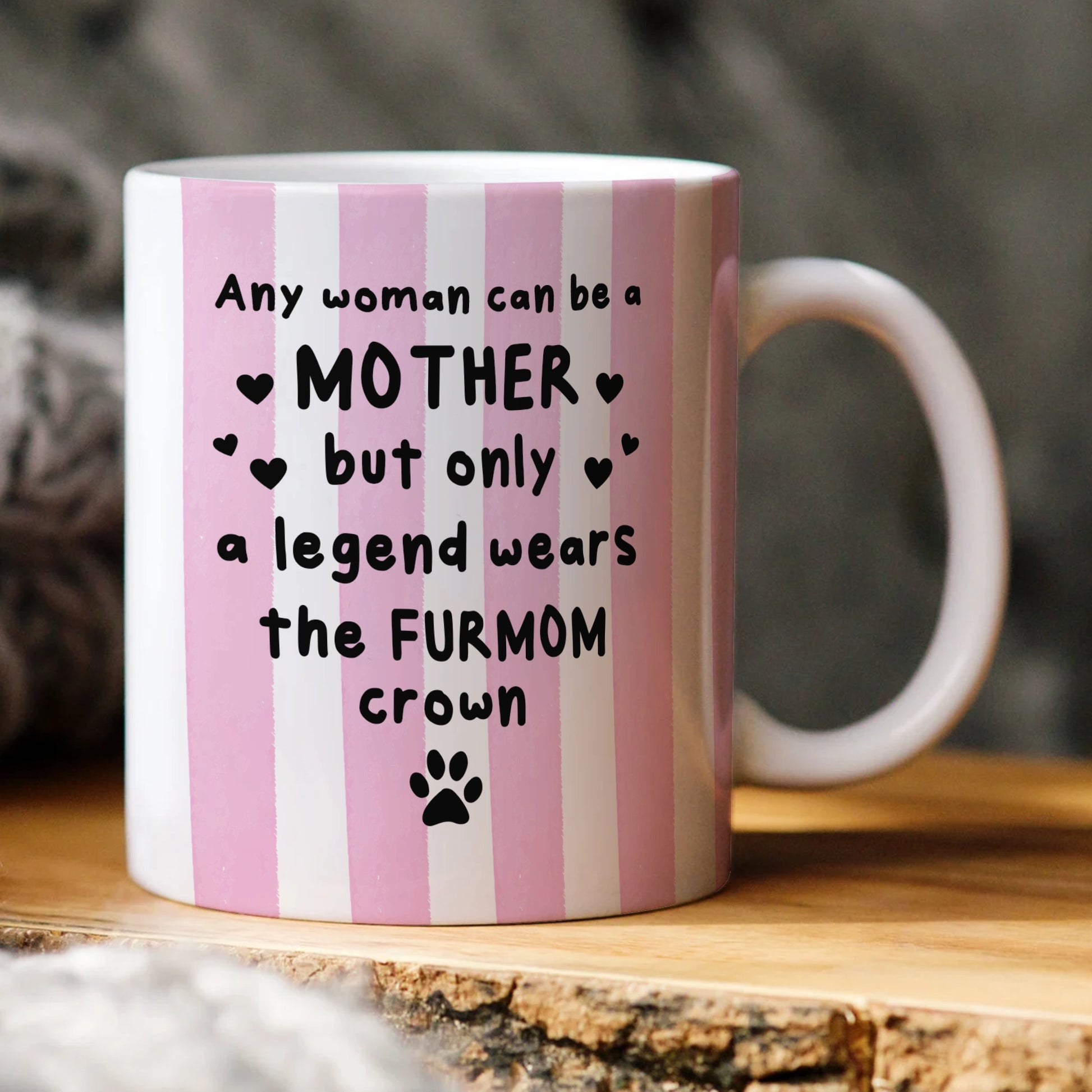 Personalized Fur Mom Mug - Custom Dog Lover Gift-WE-KL36-TT03-web1