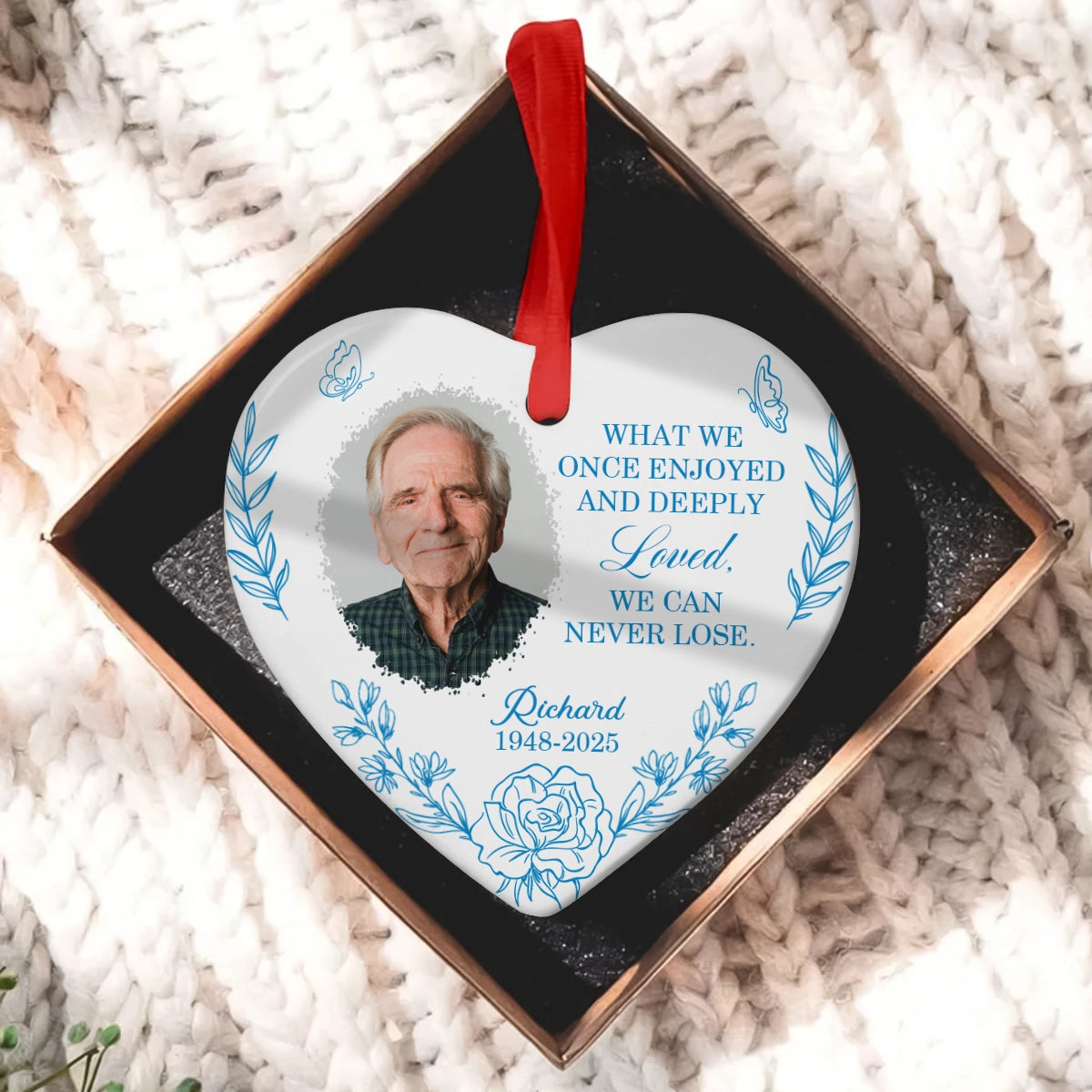 Personalized Memorial Ceramic Ornament - Custom Photo Keepsake-OH-NM37-TT17-WEB