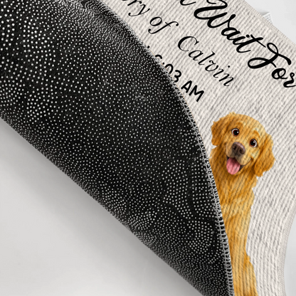Personalized Pet Memorial Doormat – 'Things I Still Wait For' In Memory of Your Beloved Dog DM-HH18-HN123-web4