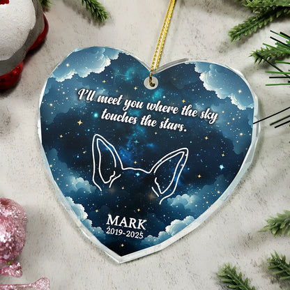 Personalized Pet Memorial Glass Ornament – Custom Heart Keepsake For Pet Lovers-web3