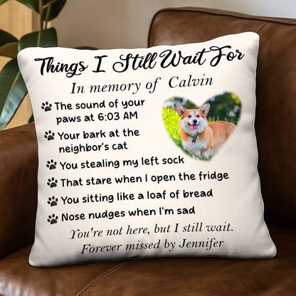 Personalized Pet Memorial Pillow - Custom In Memory Gift with Photo And Text-PL-HH12-HN08-web2