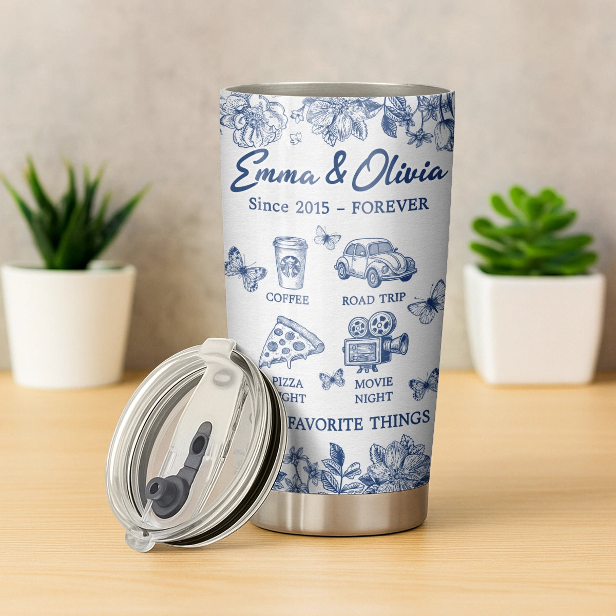 Personalized Tumbler for Best Friends - Our Favorite Things - Meaningful Gift TU-HN44-web3