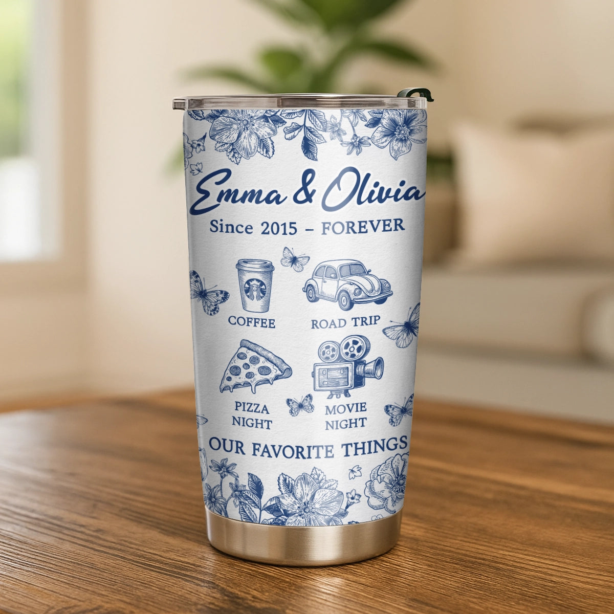 Personalized Tumbler for Best Friends - Our Favorite Things - Meaningful Gift TU-HN44-web4
