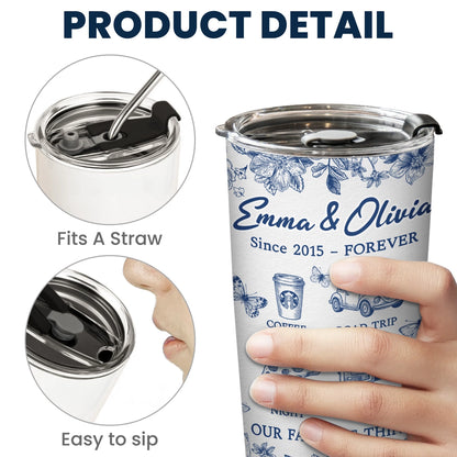 Personalized Tumbler for Best Friends - Our Favorite Things - Meaningful Gift TU-HN44-web5
