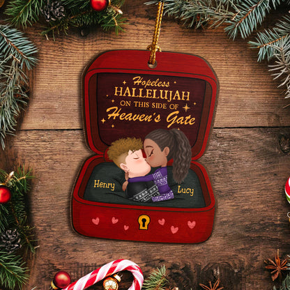 Personalized Wooden Ornament - Hopeless Hallelujah On This Side Of Heaven’s Gate 4