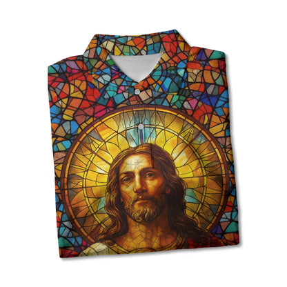 Colorful Stained Glass Jesus Hoodie, Dachshund Shirt, Wiener Dog T Shirt