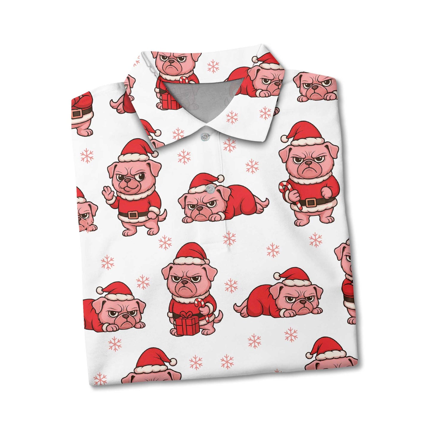 Pink Pug Christmas Hoodie, Funny Pug Christmas Sweatshirt, Perfect Holiday Gift For Dog Lovers