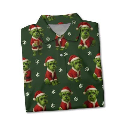 Funny Green Schnauzer Christmas Hoodie, Cute Schnauzer Shirt, Holiday Gift for Schnauzer Lovers