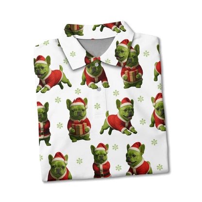 French Bulldog Shirt Pattern Shirt, Crazy French Bulldog Shirt, Funny French Bulldog Xmas Hoodie For Dog Lover