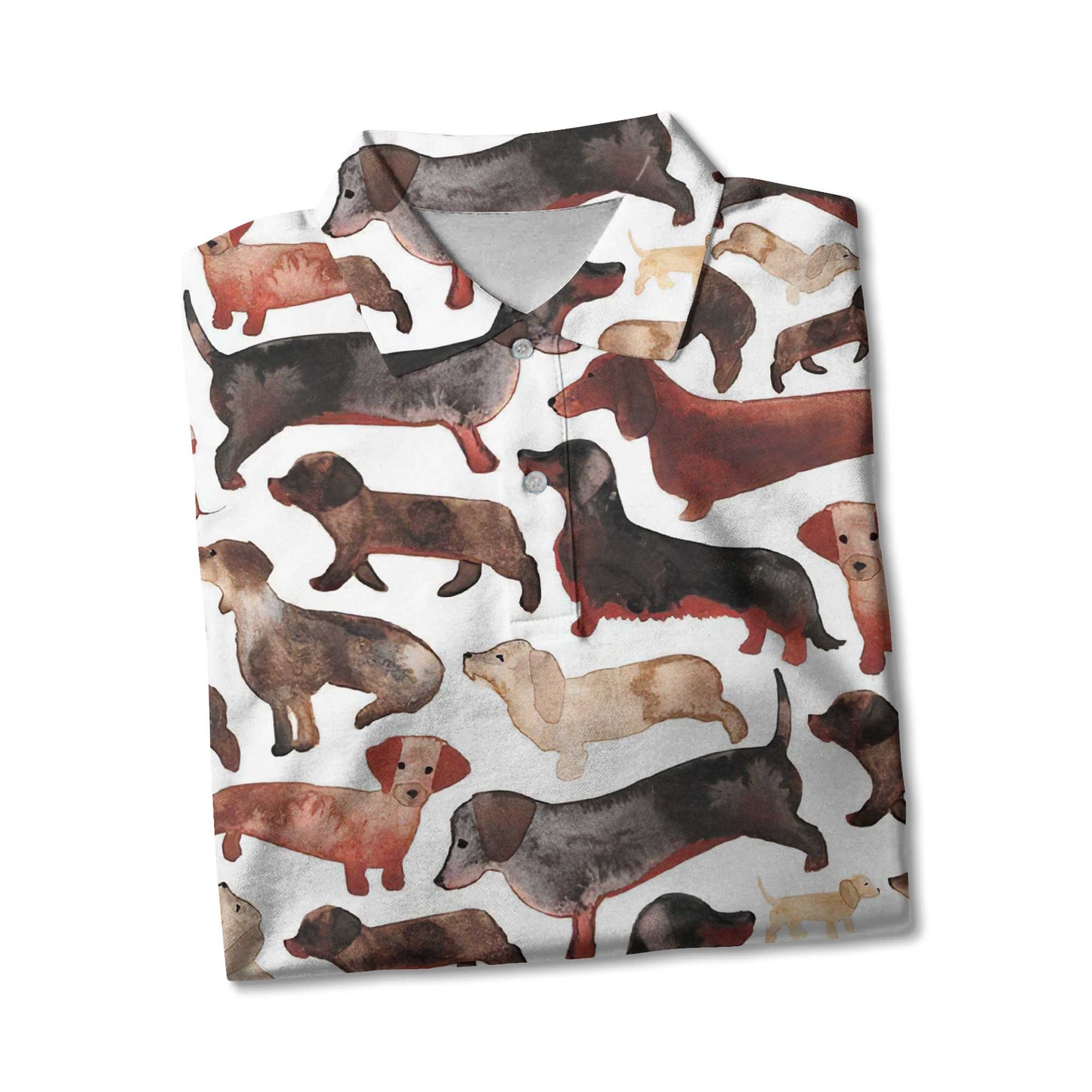 Fun Watercolor Dachshund Art Tee, Dachshund T Shirt, Wiener Dog T Shirt