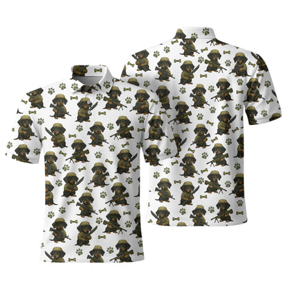 Military Dachshund Soldier T Shirt, Funny Army Dog Pattern, Dachshund T Shirt, Wiener Dog T Shirt
