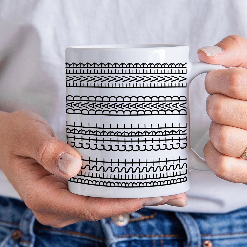 Best Girl Dad Ever - Funny Hidden Message - White Glossy Mug