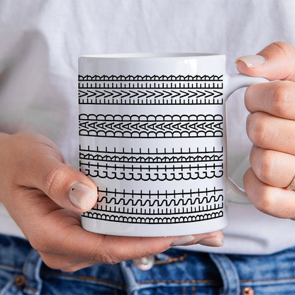 Best Girl Dad Ever - Funny Hidden Message - White Glossy Mug