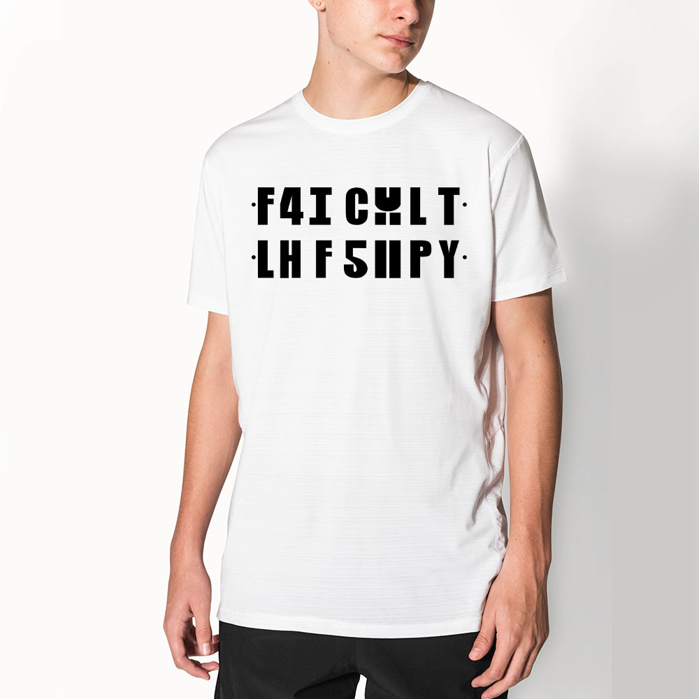 Funny Hidden Message - Fold To Reveal - 100% Organic T-shirt