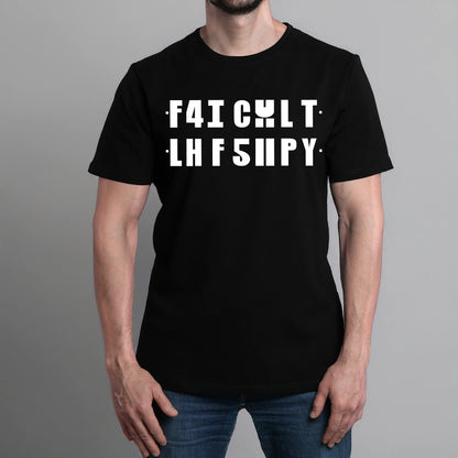 Funny Hidden Message - Fold To Reveal - 100% Organic T-shirt