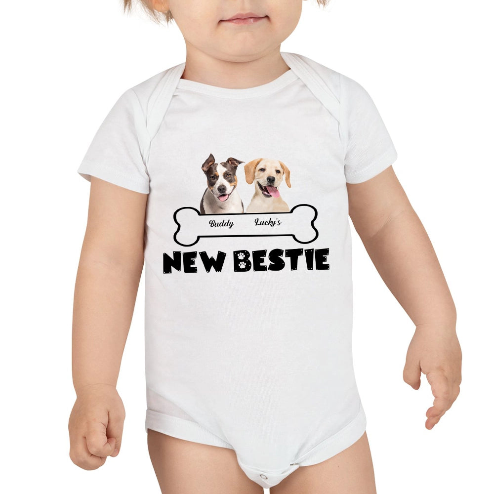 Who Needs Humans? Meet My New Bestie - Personalized Baby Bodysuit - 100% Organic Cotton