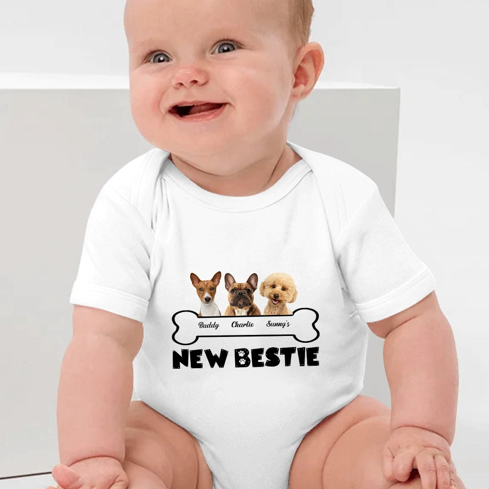 Who Needs Humans? Meet My New Bestie - Personalized Baby Bodysuit - 100% Organic Cotton