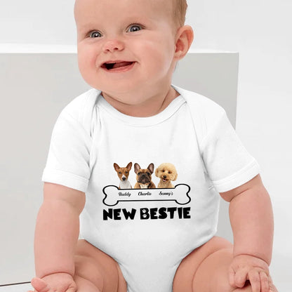 Who Needs Humans? Meet My New Bestie - Personalized Baby Bodysuit - 100% Organic Cotton