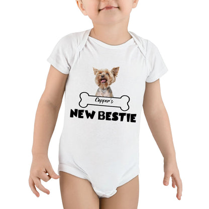 Who Needs Humans? Meet My New Bestie - Personalized Baby Bodysuit - 100% Organic Cotton