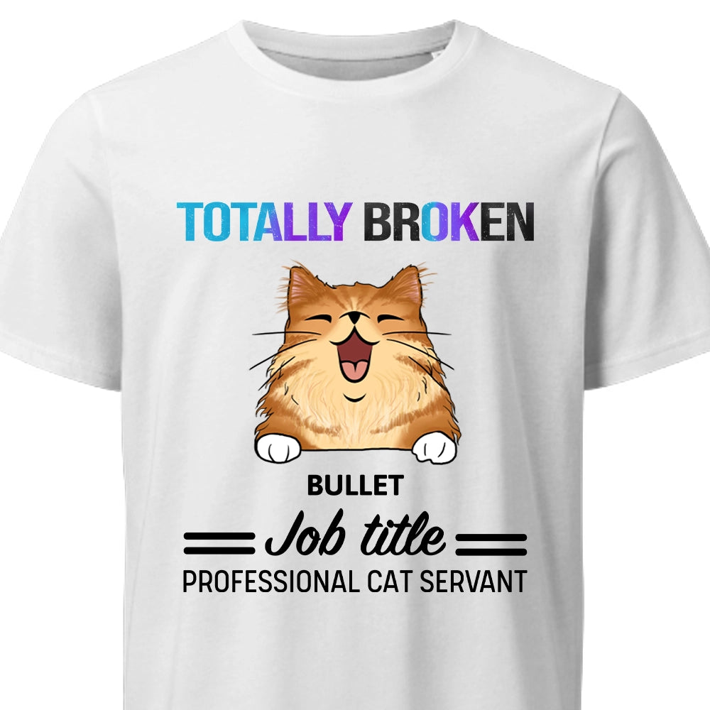 Broken Cat Servant - Personalized 100% Organic T-Shirt