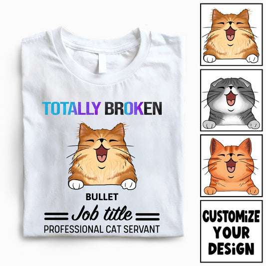 Broken Cat Servant - Personalized 100% Organic T-Shirt