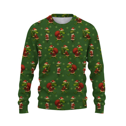 Funny Grinch Dachshund Christmas Hoodie, Xmas Pattern Dachshund Shirt, Wiener Dog Shirt For Pet Lover