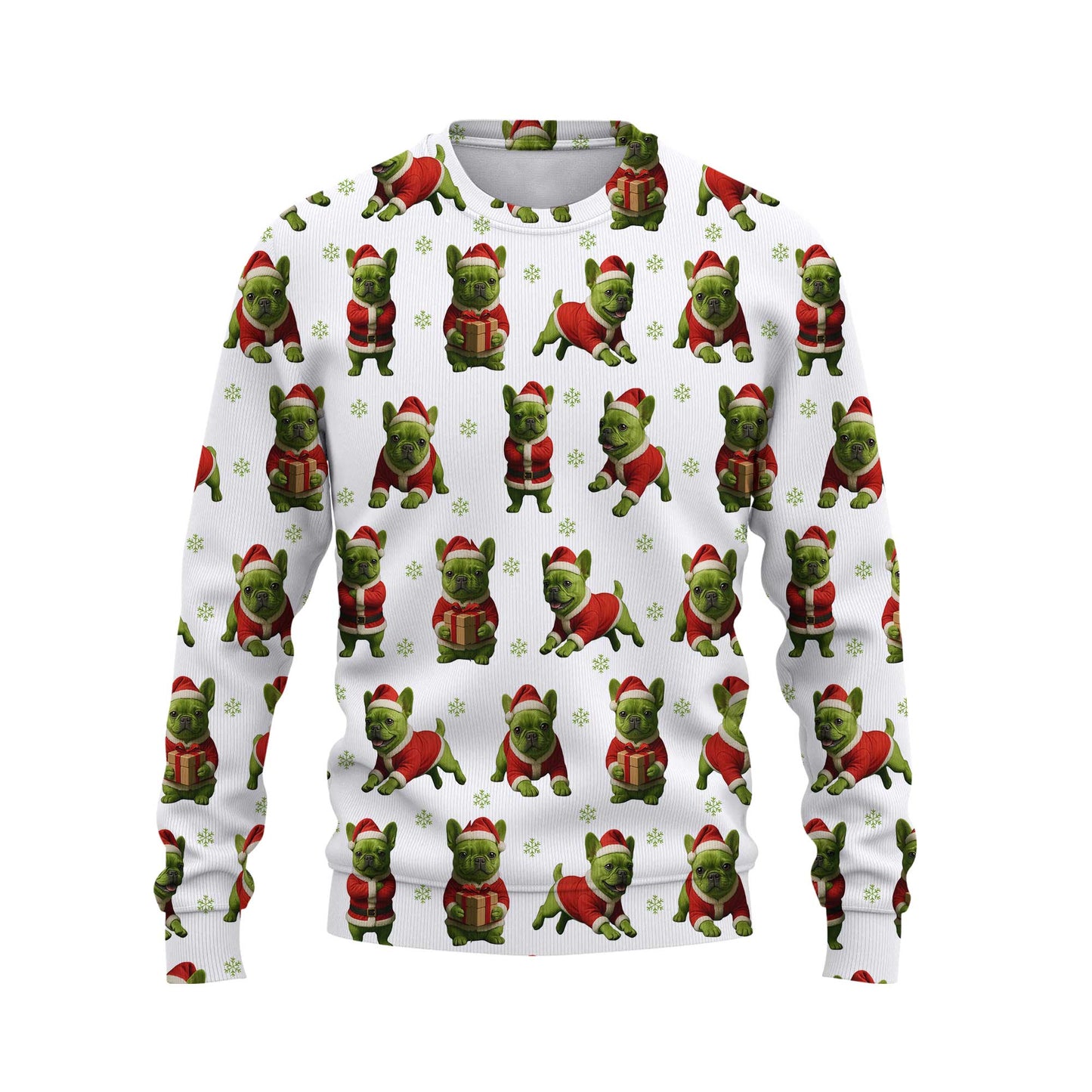 French Bulldog Shirt Pattern Shirt, Crazy French Bulldog Shirt, Funny French Bulldog Xmas Hoodie For Dog Lover