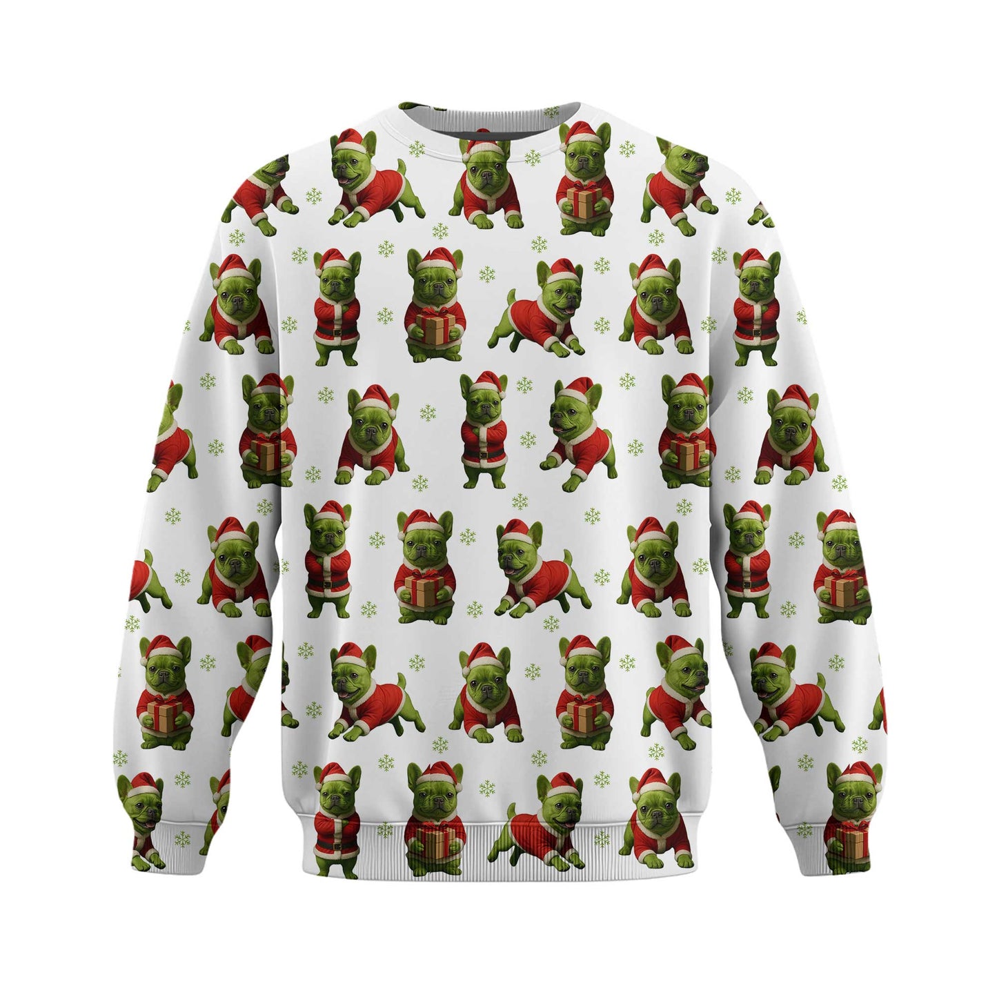 French Bulldog Shirt Pattern Shirt, Crazy French Bulldog Shirt, Funny French Bulldog Xmas Hoodie For Dog Lover